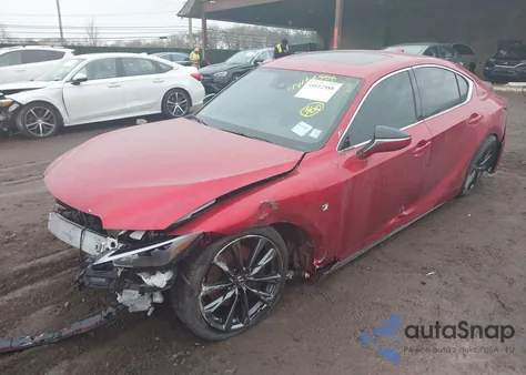 2022 Lexus Is 350 F Sport из США, поврежденный, VIN JTHGZ1B23N5053907